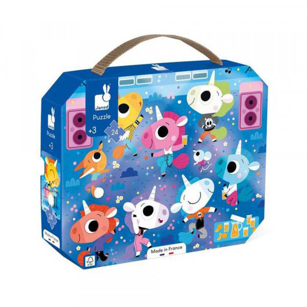 Puzzle Concert rock licornes 24 pcs