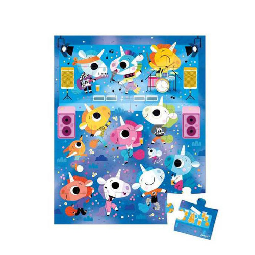 Puzzle Concert rock licornes 24 pcs