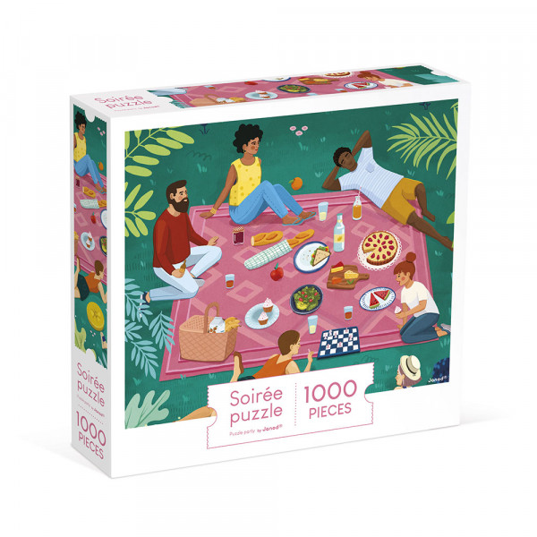 Puzzle Picnic entre amis 1000 pcs