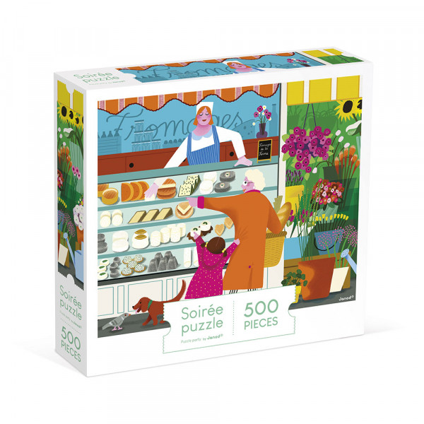 Puzzle Sur le marché 500 pcs