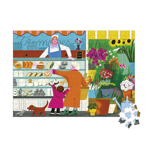 Puzzle Sur le marché 500 pcs