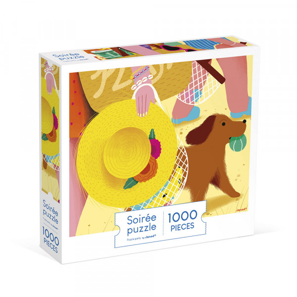 Puzzle Sortie à la plage 1000 pcs