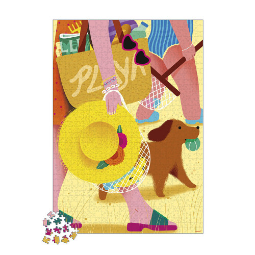 Puzzle Sortie à la plage 1000 pcs