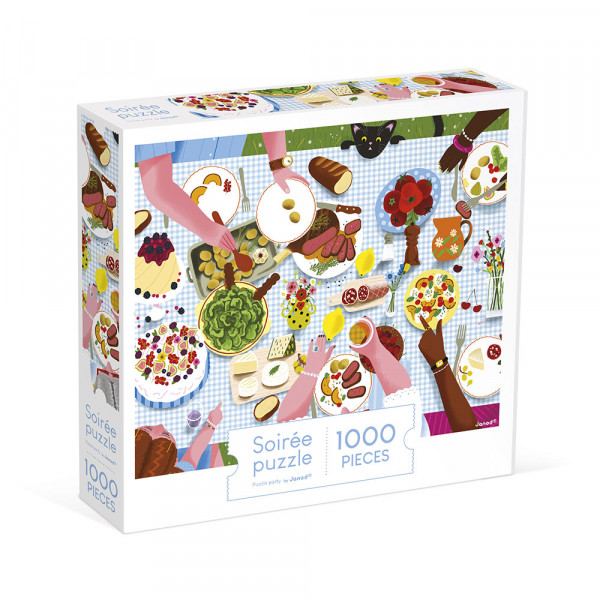 Puzzle Repas de famille 1000 pcs