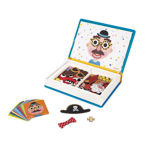 Jeu éducatif Magneti'Book Crazy faces garçon