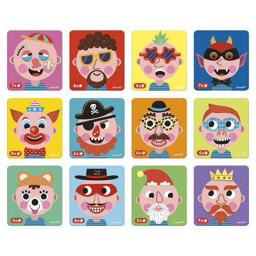 Jeu éducatif Magneti'Book Crazy faces garçon