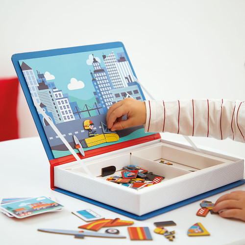 Jeu éducatif Magneti'Book Pompiers