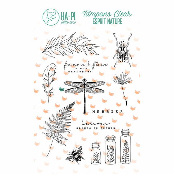 Tampons clear Herbier Esprit nature