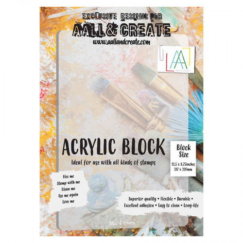 Bloc acrylique flexible A4 21 x 29,7 cm ep. 2mm