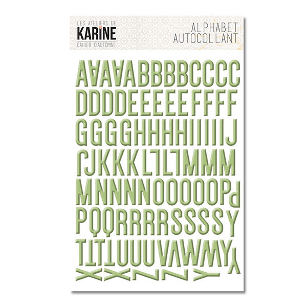 Cahier d'Automne Alphabet