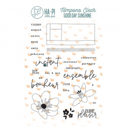 Tampons transparents Journée plaisir 25 pcs