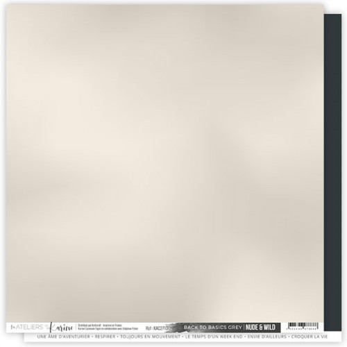 Nude and wild Papier Back to Basics #10 Nude and Grey