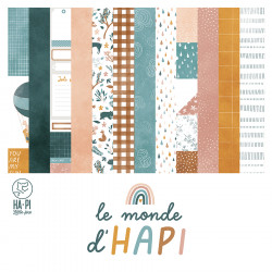 Papier imprimé Kit de Collection Le monde d'Hapi