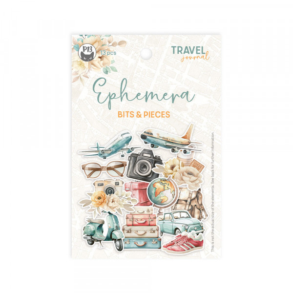 Ephemera Travel Journal 13 pcs