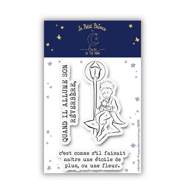 Tampons transparents Le Petit Prince® Mon étoile et mon réverbère
