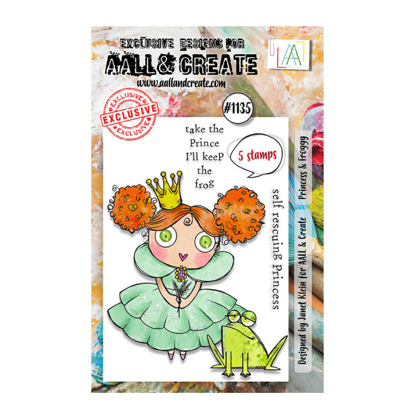 Tampons transparents #1135 Princess and Froggy