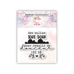 Tampon transparent Des câlins tout doux