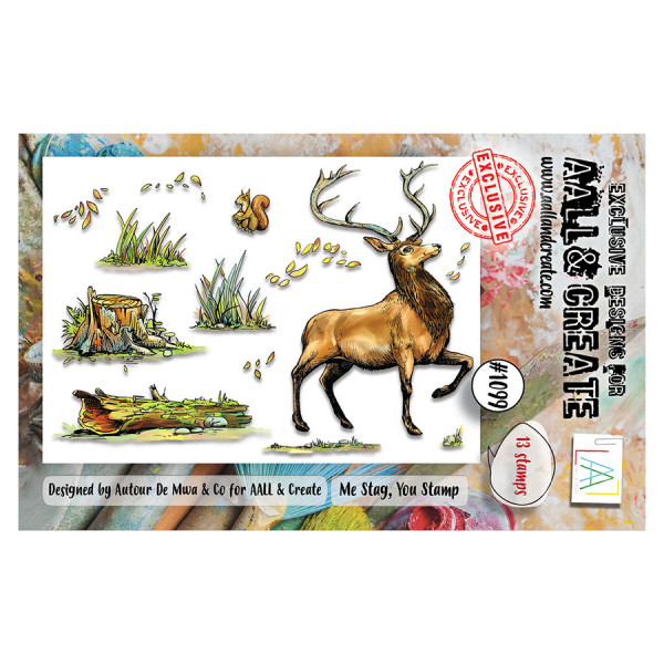 Tampon transparent #1099 Me Stag, You Stamp Set