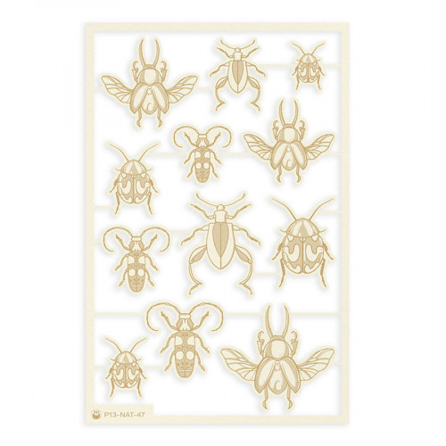 Naturalist Chipboard aggloméré insectes 8 pcs