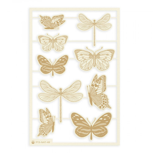 Naturalist Chipboard aggloméré papillons 8 pcs