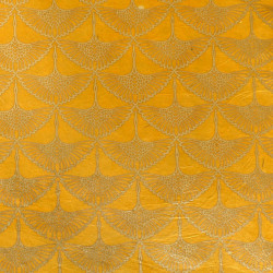 Papier Lokta Imprimé 50 x 75 cm Tsuru Précieux jaune