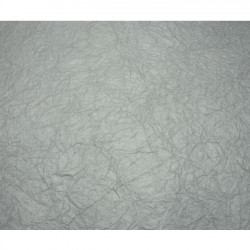 Papier Métallisé froissé 47 x 64 cm 50 g/m² Argent