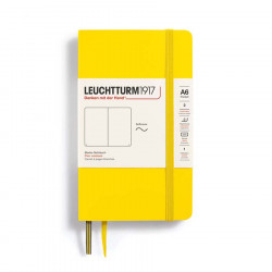 Carnet de notes Souple A6 9 x 15 cm Uni - Citron