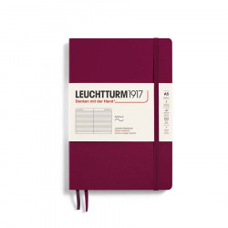 Carnet de notes Souple A5 14,5 x 21 cm Ligné - Port Red