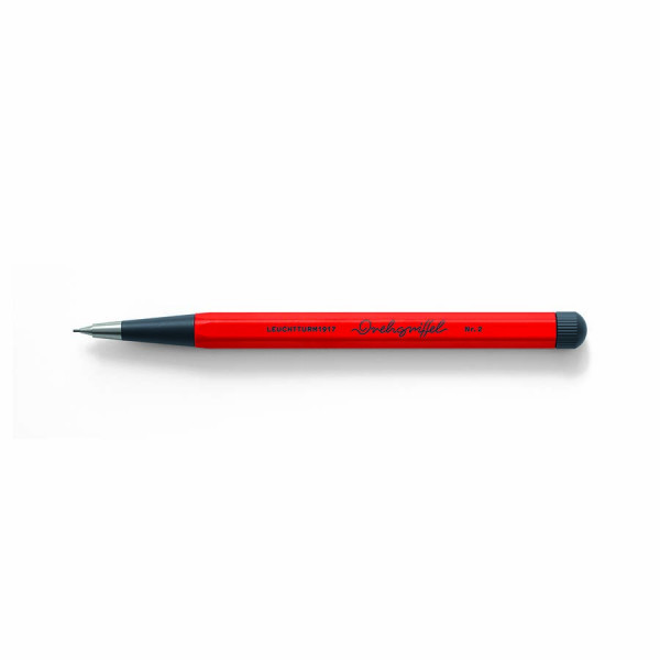 Porte-mine 0,7 mm Drehgriffel Nr.2 Rouge