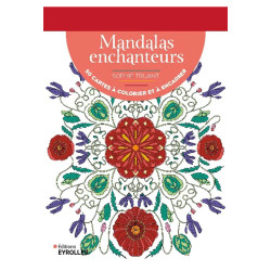 Mandalas enchanteurs 50 cartes à colorier et à encadrer - Eyrolles