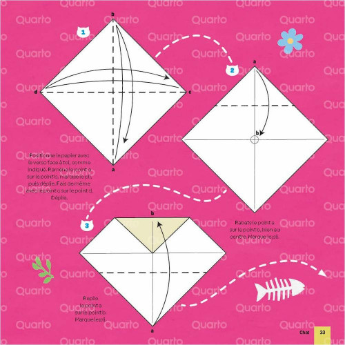 Origami kawaii : 10 pas-à-pas superfaciles ! - Éditions Vigot