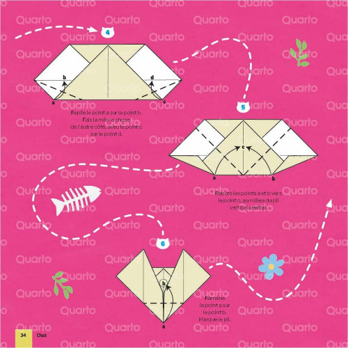 Origami kawaii : 10 pas-à-pas superfaciles ! - Éditions Vigot