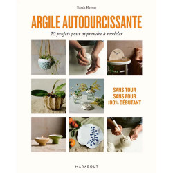 Livre Argile autodurcissante 20 projets pour apprendre à modeler - Marabout