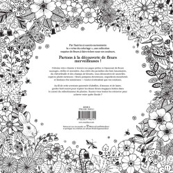 Carnet de coloriage Fleurs merveilleuses - Marabout