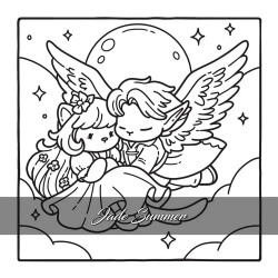 Coloriage Cosy colo Cosy Romantasy - Dessain et Tolra