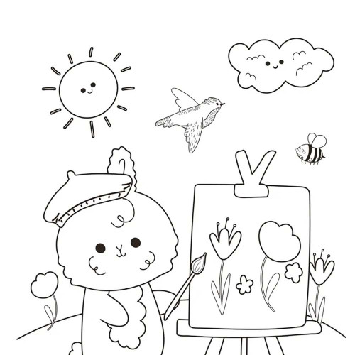 Petit livre à colorier Mini cozy - Marabout