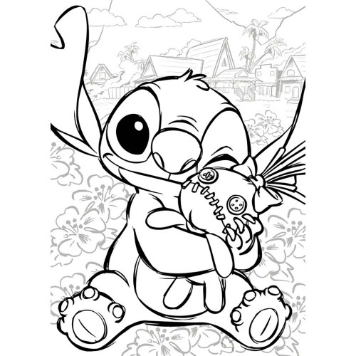 Album de coloriage 300% Stitch - Hachette