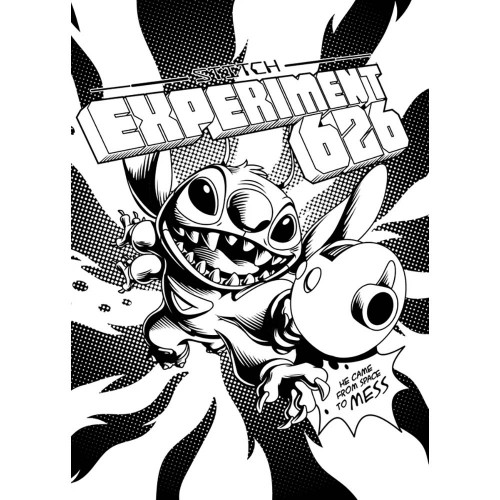 Album de coloriage 300% Stitch - Hachette