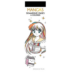 Marque-pages à colorier Mangas - Dessain et Tolra