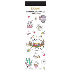 Marque-pages à colorier Kawaii - Dessain et Tolra