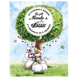 Le joli monde de Diddl 30 planches à peindre à l'aquarelle ou à colorier - Larousse