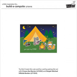 Dies set Cadre forêt 15 pcs