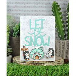 Bloc de papiers 30,5 x 30,5 cm Let It Shine Snowflakes