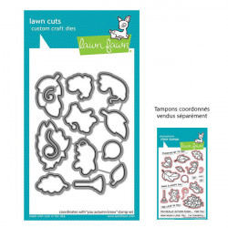 Dies set Vive l'automne 13 pcs