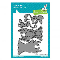 Dies set Renne de Noël 4 pcs