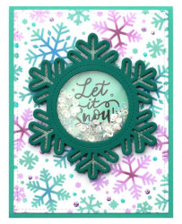 Dies set flocons de neige cousu