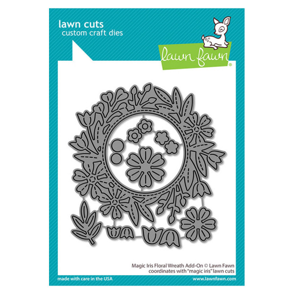 Matrice de découpe DIE Magic iris floral wreath add-on