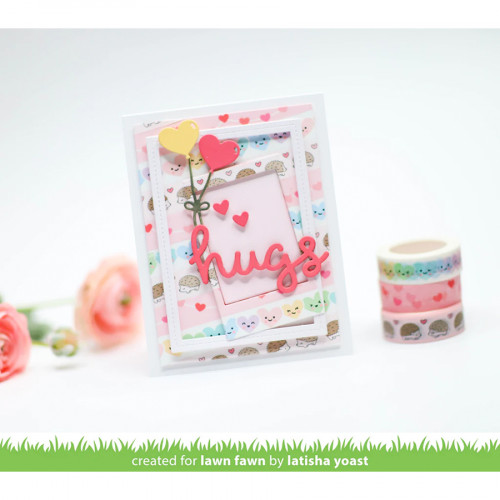 Washi Tape String of Hearts