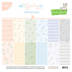 Papier Imprimé Pack de Collection What's sewing on ? 30.5 x 30.5 cm 12 pcs