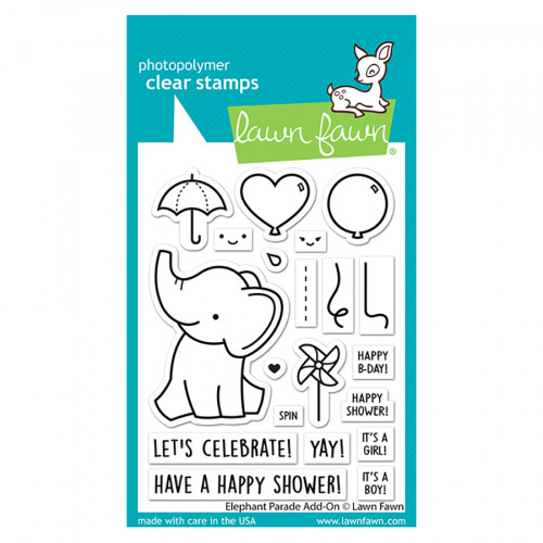 Tampons Transparents Clear Stamps Parade d'Éléphant Add-on